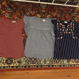 SET OF 3 BUSINESS CASUAL BLOUSES